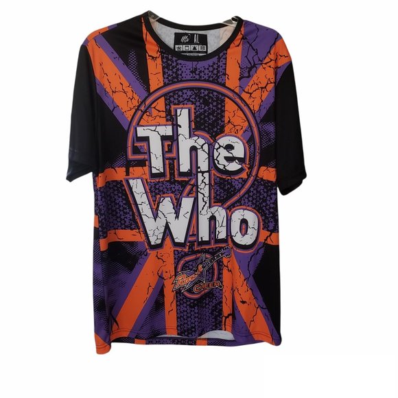 The Who Rock Cheer Men's T Shirt Polyester - Picture 1 of 5